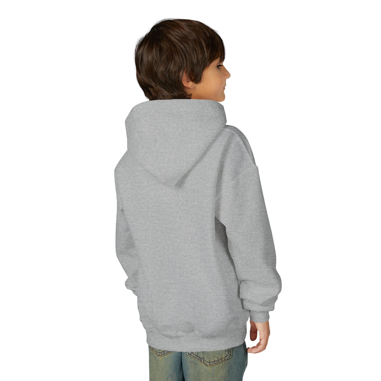 Youth Hoodie with Small Colorful 'R' Logo — Kids Casual Pullover