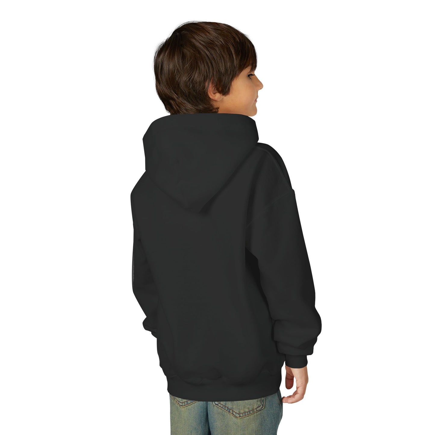 Youth Hoodie with Small Colorful 'R' Logo — Kids Casual Pullover