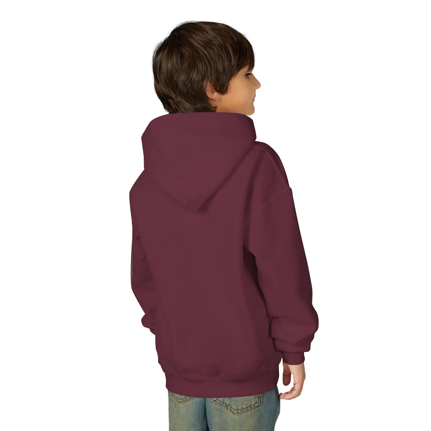 Youth Hoodie with Small Colorful 'R' Logo — Kids Casual Pullover