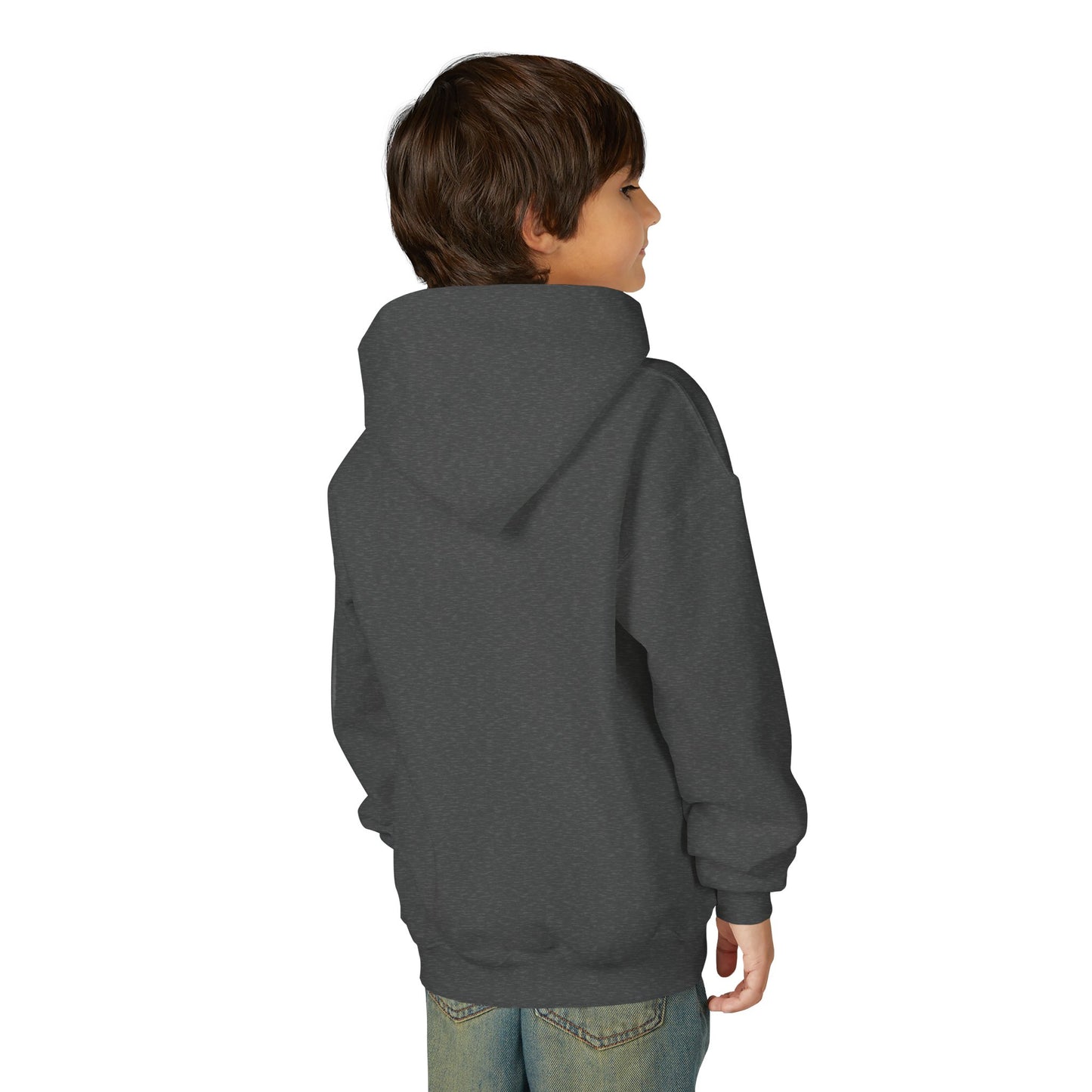 Youth Hoodie with Small Colorful 'R' Logo — Kids Casual Pullover