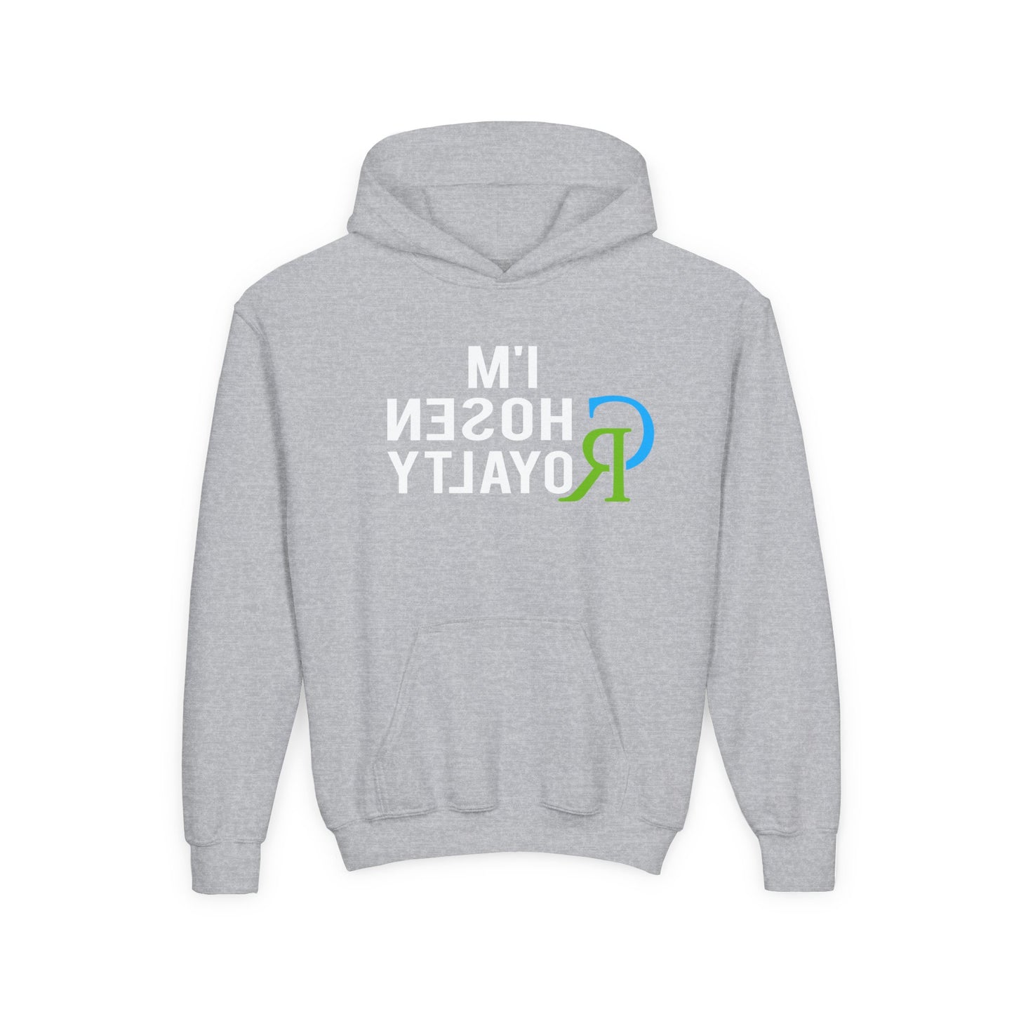 Youth Hoodie with Small Colorful 'R' Logo — Kids Casual Pullover