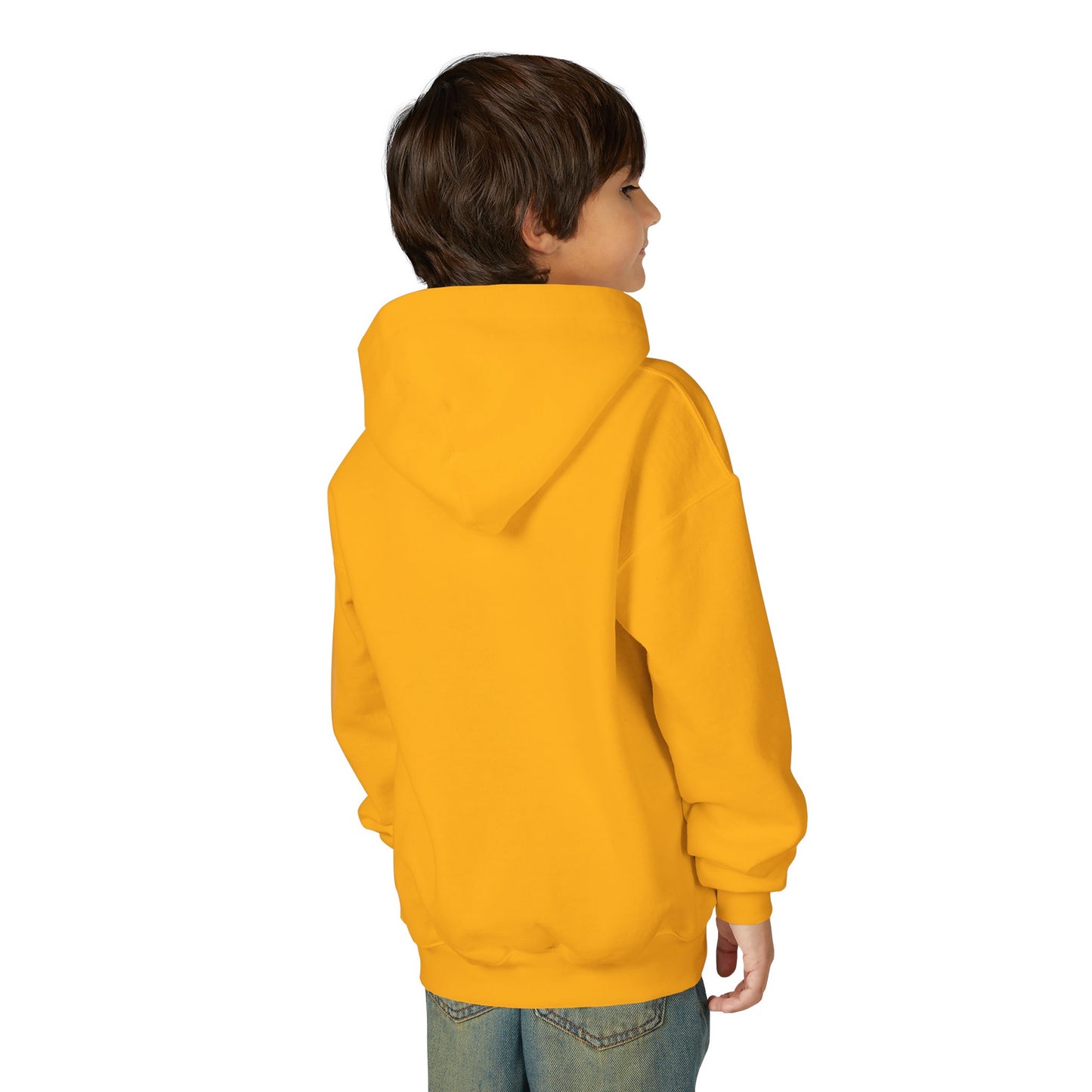 Youth Hoodie with Small Colorful 'R' Logo — Kids Casual Pullover